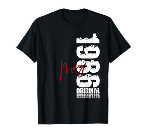 40 cumpleaños Hombre Mujer Regalo Mayo 1986 Camiseta