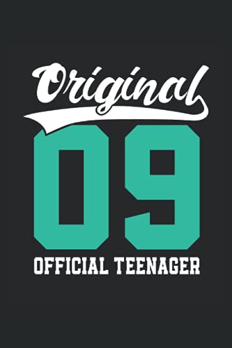 Año de nacimiento 2009 Oficial Adolescente: Cuaderno rayado cuaderno de escritura diario Libro de...