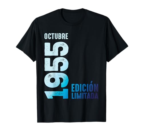 Octubre De 1955 Cumpleaños 1955 Edición Limitada Camiseta