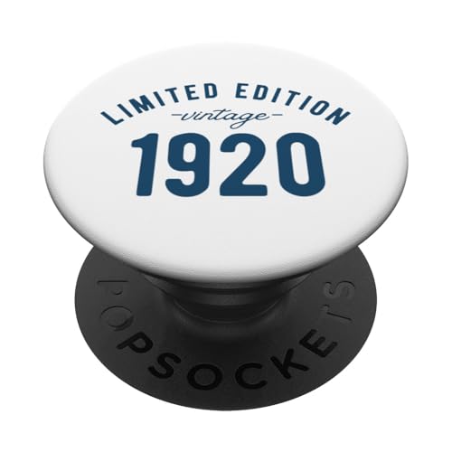 Edición Limitada Vintage Cumpleaños 1920 PopSockets PopGrip Adhesivo