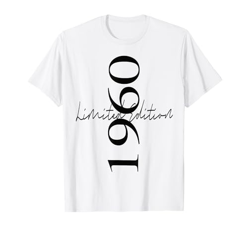 Edición Limitada 1960 Cumpleaños 1960 Nacido en 1960 Vintage Camiseta