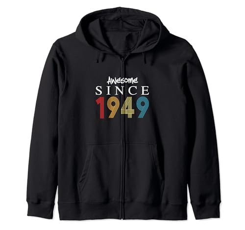 Impresionante Desde 1949 Cumpleaños 1949 Vintage Sudadera con Capucha