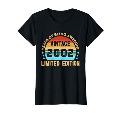 Camisetas vintage 2002 para mujer, retro, divertidas Camiseta