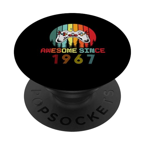 Impresionante Desde 1967 Cumpleaños 1967 Nacido en 1967 PopSockets PopGrip Adhesivo