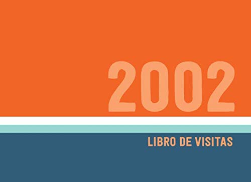 2002 Libros de Visitas: Libro de visitas para fiestas de cumpleaños de estilo retro para que la...