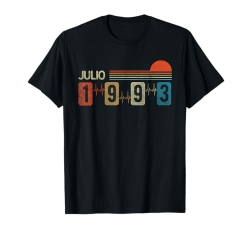 Julio 1993 Vintage - 33 Años Regalo Cumpleaños Hombre Camiseta