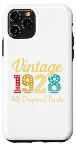 Vintage 1928 Edición Limitada Regalos de 97 años 97 Cumpleaños Carcasa para iPhone 11 Pro