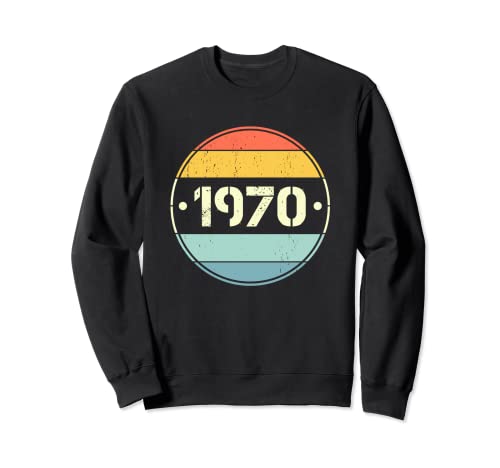 Camisetas vintage de cumpleaños de 1970 para hombre, divertidas cumpleaños de 1970 Sudadera