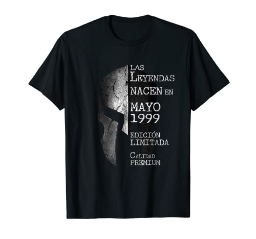 23 años Cumpleaños Las Leyendas nacen en Mayo de 1999 Camiseta