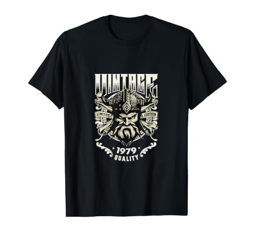Camisetas vintage de 1979 para hombre, retro, divertidas, cumpleaños de 1979 Camiseta