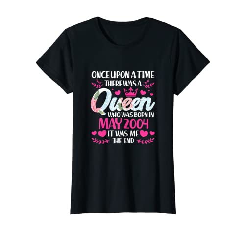 Queen Nació En Mayo 2004 18 Cumpleaños 18 Años Camiseta