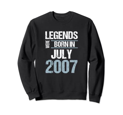 Legends Were Born in Julio 2007 Cumpleaños Sudadera