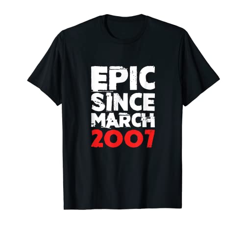 15 cumpleaños épico desde marzo de 2007 quince 15 años Camiseta