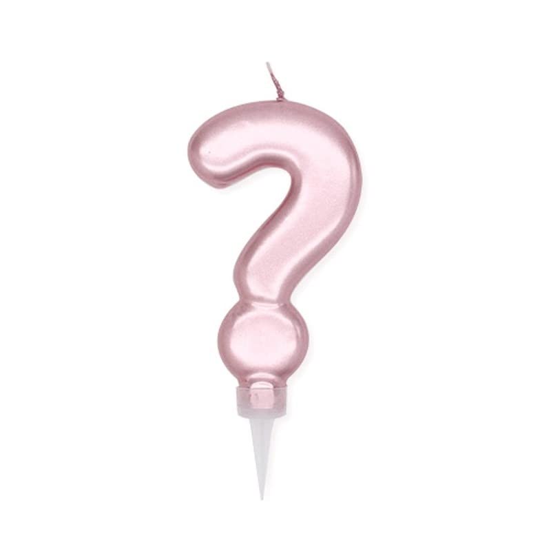 Selección de papelería Varzi Desde 1956 Candellina De Cumpleaños En Cera Plump Rosa Perla Signo...