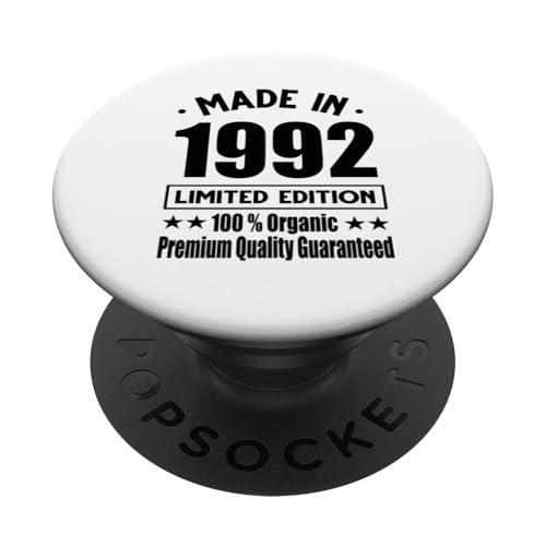 Edición Limitada 1992 Cumpleaños 1992 Nacido en 1992 PopSockets PopGrip Adhesivo