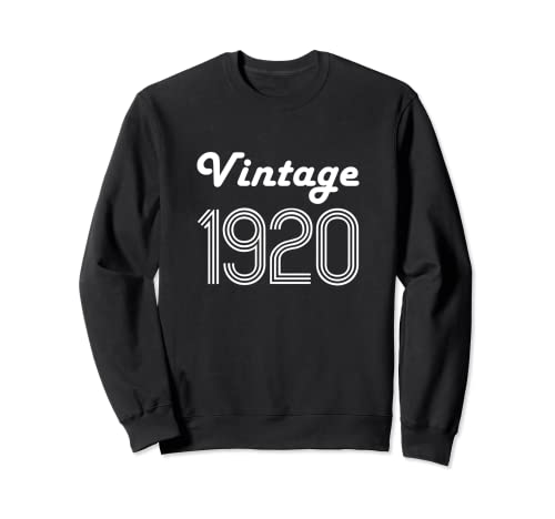 102 cumpleaños para el abuelo 102 años Vintage 1920 Sudadera