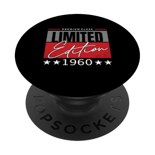 Edición Limitada 1960 Cumpleaños 1960 Nacido en 1960 PopSockets PopGrip Adhesivo