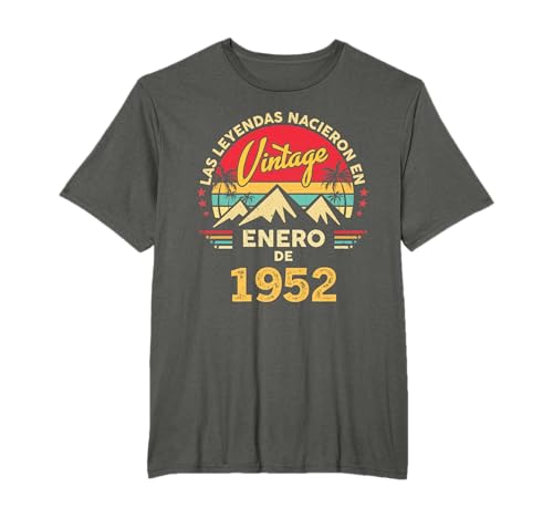 73 Años Cumpleaños Vintage Nacido En Diciembre 1952 Camiseta