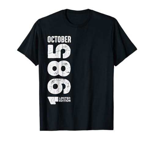 Octubre de 1985 Vintage 1985 Retro Legendario desde 1985 Camiseta