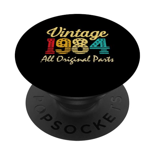 Nacido en 1984 41 años Hecho en 1984 41 cumpleaños PopSockets PopGrip Adhesivo