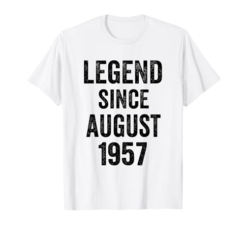 69 Decoraciones de cumpleaños para Hombre, 69 años, Agosto de 1957, 69 cumpleaños Camiseta