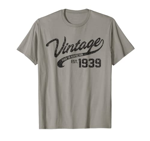Vintage Made In 1939 Camiseta de regalo de 79 cumpleaños Camiseta