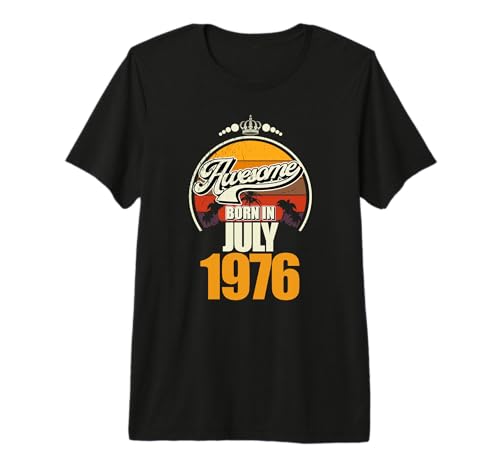 Ideal Desde Julio de 1976, 50 cumpleaños, 50 años Camiseta Premium