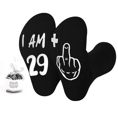FIDWALL Regalos de cumpleaños para hombres y mujeres de 30 años, Calcetines divertidos de...