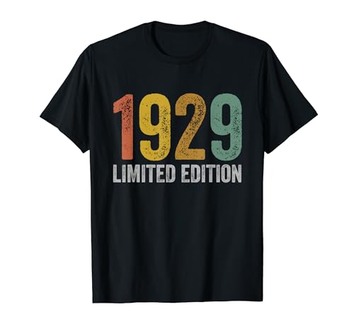 Cumpleaños 1929 Camiseta