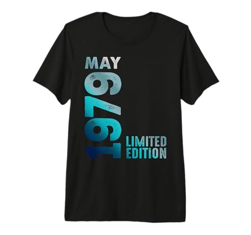 Edición Limitada Mayo 1979 Cumpleaños Camiseta Premium