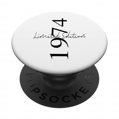 Edición Limitada 1974 Cumpleaños 1974 Nacido en 1974 Vintage PopSockets PopGrip Adhesivo