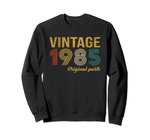 Vintage 1985 Regalo Original Hombre 36 Años Cumpleaños Mujer Sudadera