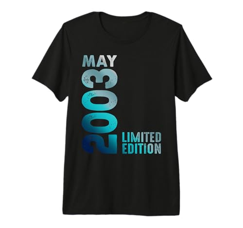Edición Limitada Mayo 2003 Cumpleaños Camiseta Premium