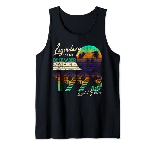 30. Legendario de cumpleaños desde diciembre de 1993. Camiseta sin Mangas