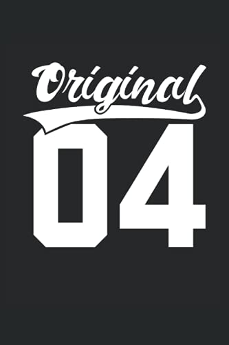 Año de nacimiento 2004 Original: Cuaderno rayado cuaderno de escritura diario Libro de tareas ToDo...