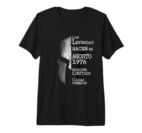 45 años Cumpleaños Las Leyendas Nacen en Agosto de 1976 Camiseta Premium