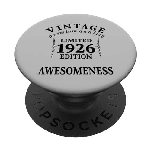 1926 Vintage Limited meme awesomeness Cita de cumpleaños PopSockets PopGrip Intercambiable