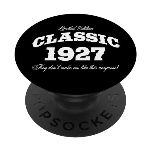 97 años: Coche clásico vintage 1927 97 cumpleaños PopSockets PopGrip Intercambiable