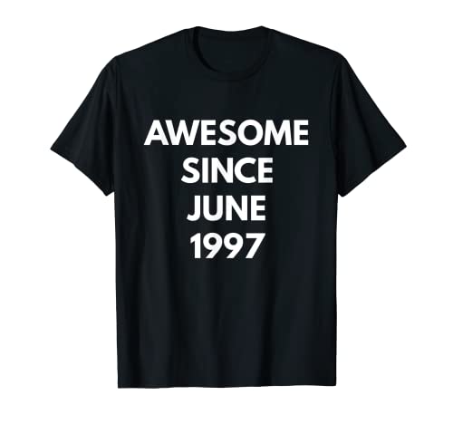 Impresionante camiseta Desde Junio 1997 - Cumpleaños Junio Camiseta