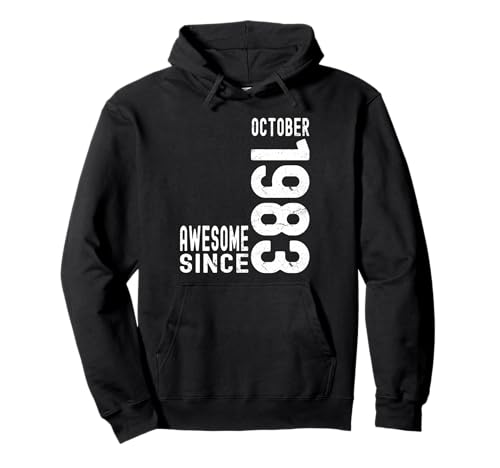 Impresionante desde octubre de 1983, nacido en 1983 cumpleaños de octubre Sudadera con Capucha