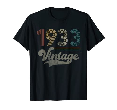 Cumpleaños Vintage 1933 Camiseta