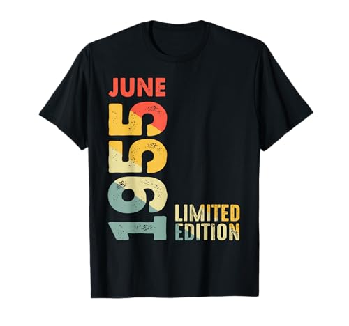 1955 Edición limitada Junio 1955 Retro 1955 Vintage Año 1955 Camiseta
