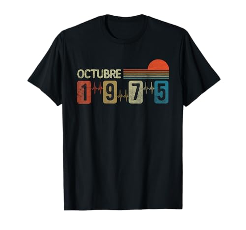 Octubre 1975 Vintage - 50 Años Regalo Cumpleaños Hombre Camiseta