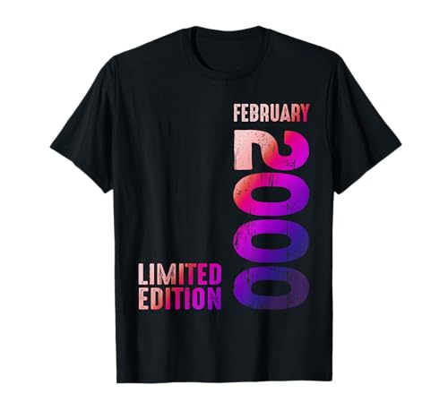 Impresionante Año 2000 Febrero 2000 Desde 2000 Retro 2000 Camiseta