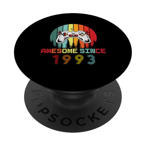 Impresionante Desde 1993 Cumpleaños 1993 Nacido en 1993 PopSockets PopGrip Adhesivo