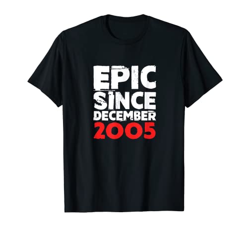 Epic desde diciembre de 2005, 17 cumpleaños, 17 años Camiseta