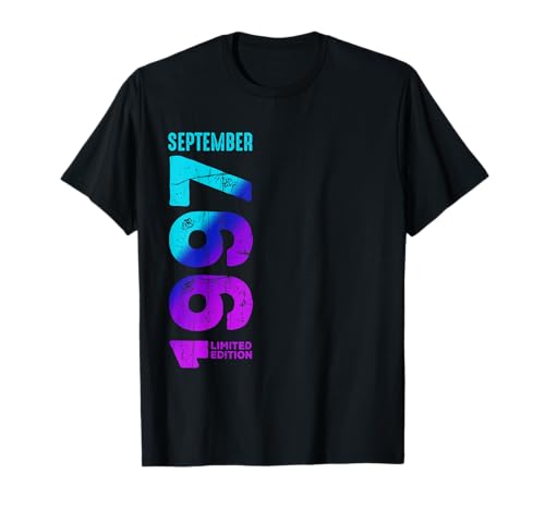 Edición Limitada Septiembre 1997 Cumpleaños Camiseta