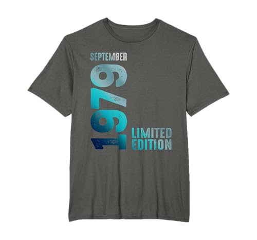 Septiembre 1979 Año 1979 Cumpleaños Edición Limitada Camiseta