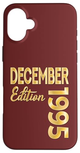 30º cumpleaños, diciembre de 1995 Carcasa para iPhone 16 Plus
