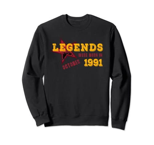 30 cumpleaños de octubre de 1991 Sudadera